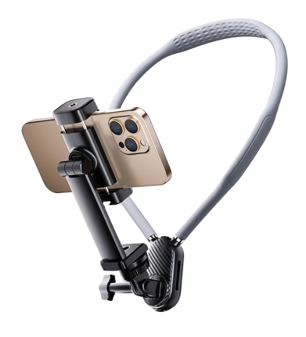 Neepho NP-G1 Neck Mount Holder – Hands-Free Mobile & Camera Vlogging Stand (360° Rotation, Universal Compatibility)