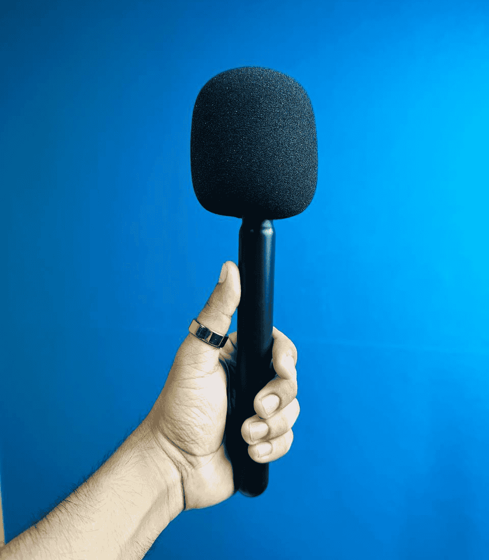 Premium Wireless Microphone Holder For Interview (Microphone Not Included)