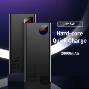Baseus Adaman 22.5W 20000mAh Quick Charge Power Bank [100% Original - QR Code Verified]
