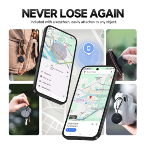 Official MiLi MiTag Android Location Tracker Device-Compatible With Google’s Find My Device