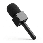 Interview Wireless Lavalier Microphone Handheld Adapter With Square Logo Box (Microphone Not Included)