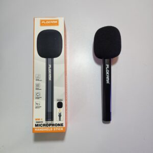 Plokama WM1 Professional Interview Microphone Handle With Windproof Cover (Microphone Not Included)