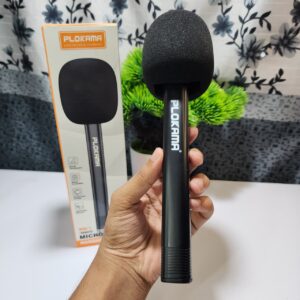Plokama WM1 Professional Interview Microphone Handle With Windproof Cover (Microphone Not Included)