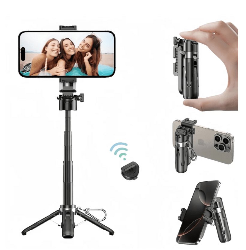 P15 MINI Pocket Monopod Retractable Selfie Stick Tripod - Image 3