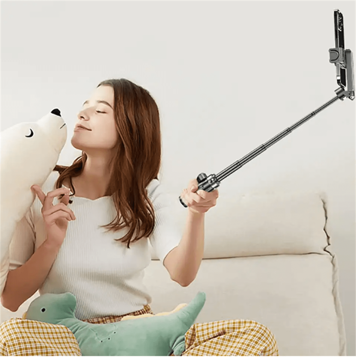 P15 MINI Pocket Monopod Retractable Selfie Stick Tripod - Image 2