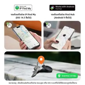 E101 Easy to Find Dual Anti-Lost Device GPS Tracker (Android & iOS Support)
