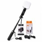 Content Creator Pro Combo : P15 MINI Grip Quadripod & M88 LED Rechargeable Portable Video Light - Image 2