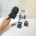 Professional Reporter Kit Combo – Logo Box Microphone Holder + F11-2 Dual Wireless Microphone - Image 3