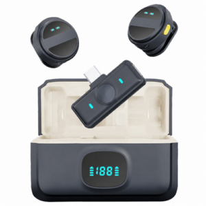 SX21 Premium Wireless Microphone with Magnetic Attachment – Conference, Vlog & Interview Recording Mic