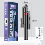 Q185 AI Auto Face Tracking Selfie Stick Quadripod with Wireless Remote – 5.8ft Extendable Smart Gimbal Stabilizer