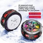 K21 AI Semiconductor Magnetic Mobile Cooler – 15W Fast Freeze Radiator | Gaming Phone Cooling Fan for Android & iPhone