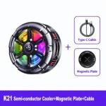 K21 AI Semiconductor Magnetic Mobile Cooler – 15W Fast Freeze Radiator | Gaming Phone Cooling Fan for Android & iPhone - Image 2