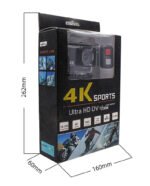 4K WiFi Sports Action Camera with 170° Wide-Angle Lens, Waterproof Case & Complete Accessories Kit