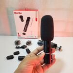 NeePho NP-63 4-in-1 Wireless Boom & Lavalier Microphone | Type-C & Lightning | Digital Display | AI Noise Reduction | 11H Battery - Image 3