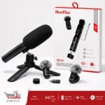NeePho NP-63 4-in-1 Wireless Boom & Lavalier Microphone | Type-C & Lightning | Digital Display | AI Noise Reduction | 11H Battery