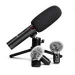 NeePho NP-63 4-in-1 Wireless Boom & Lavalier Microphone | Type-C & Lightning | Digital Display | AI Noise Reduction | 11H Battery - Image 2