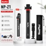 NeePho NP-Z1 5.6ft Extendable Selfie Stick Tripod with Wireless Remote & Phone Holder – Foldable Vlog, Live Streaming & Content Creator Stand - Image 2