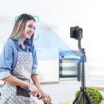 C17 AI Upgraded Auto Face Tracking Tripod | 360° Smart Rotation | 5.5ft Extendable Gimbal Quadripod for Content Creators - Image 2