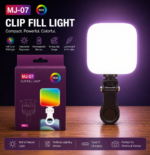 MJ-07 Mini RGB LED Video Light – Rechargeable Portable Fill Light for Camera & Mobile