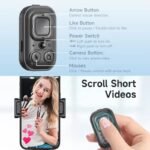 C17 AI Upgraded Auto Face Tracking Tripod | 360° Smart Rotation | 5.5ft Extendable Gimbal Quadripod for Content Creators - Image 3