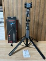 C16 Update 2.0 AI Face Tracking Gimbal Stabilizer with 6ft Tripod | 360° Auto Face Tracking for Vlogging & Live Streaming - Image 2