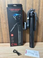 C16 Update 2.0 AI Face Tracking Gimbal Stabilizer with 6ft Tripod | 360° Auto Face Tracking for Vlogging & Live Streaming - Image 3
