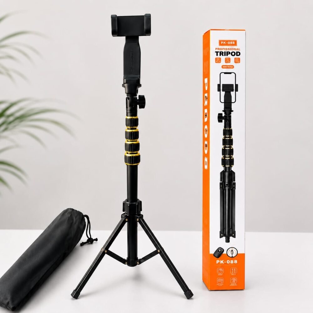 Plokama PK-998 Professional 7FT Multifunctional Tripod Stand - Image 3