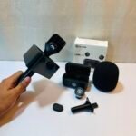 Reporter Pro Max Combo – Professional Triangle Logo Microphone Holder Box + Lark M2 Inspired Wireless Microphone Combo Set - Image 3