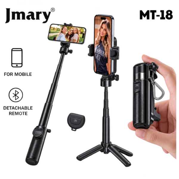JMARY MT-18 Multifunctional Mini Selfie Stick Tripod