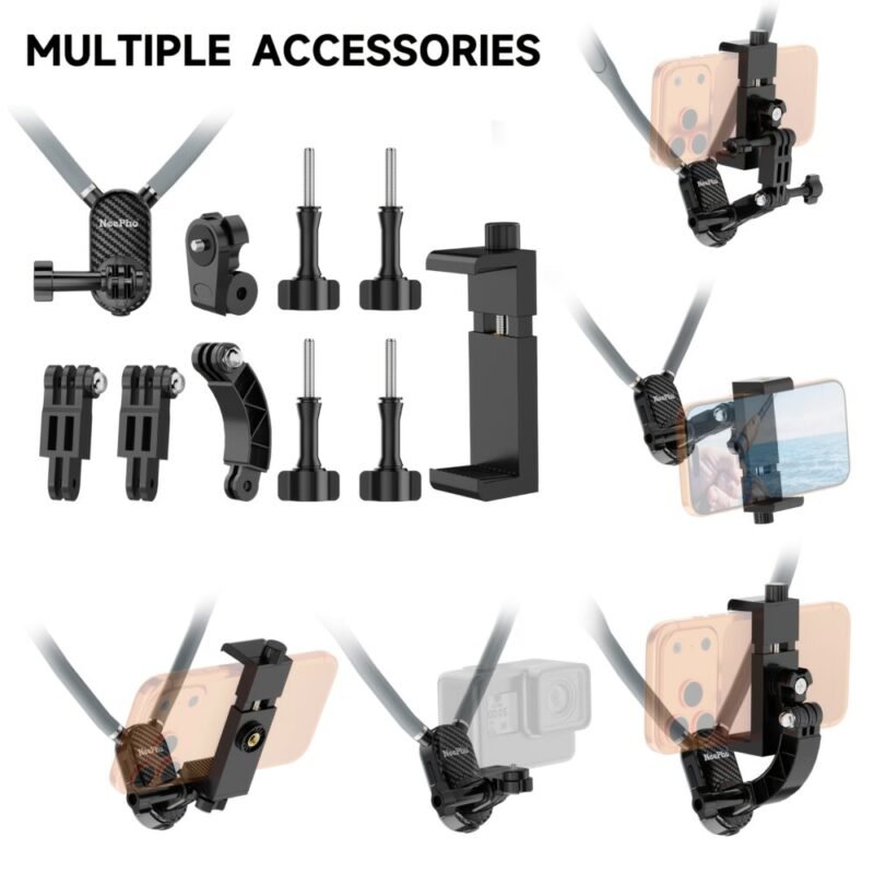 Neepho NP-G1 Neck Mount Holder for Smartphones & Cameras - Image 3