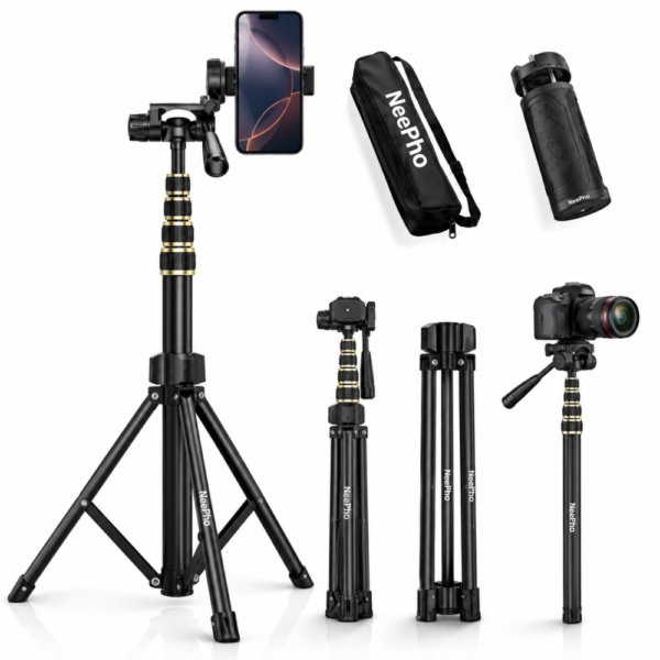 Neepho NP-2688 Professional Tripod Stand for DSLR, Camera & Mobile Phone