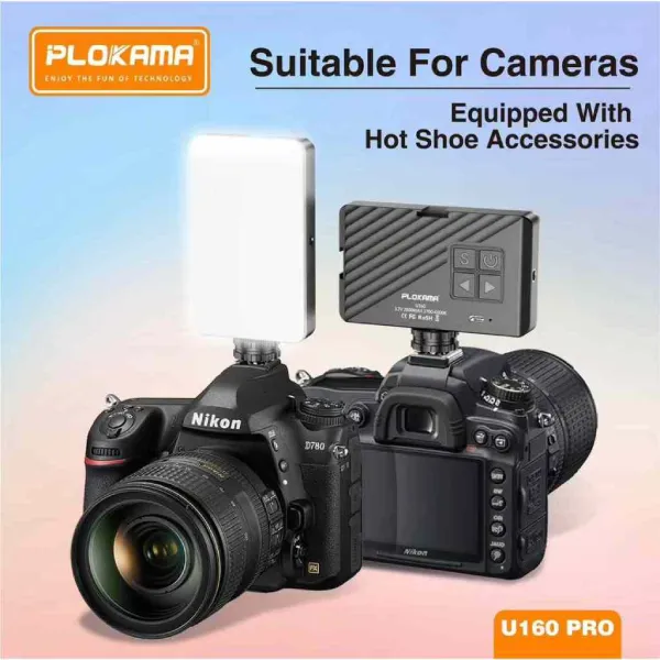 PLOKAMA U160 PRO RGB Portable LED Light for Photography, Videography & Content Creation - Image 4