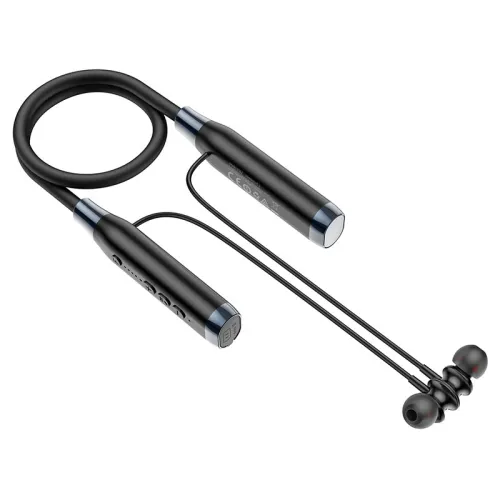 Hoco ES62 Plus Pretty Wireless Bluetooth Neckband – 150 Hours Long Battery Life, Bluetooth 5.3 & TF Card Support - Image 4