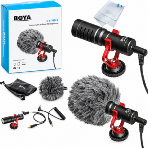 BOYA BY-MM1 Cardioid Microphone for Video Recording, Vlogging & Content Creation